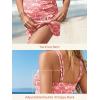 image:imageSummer Mae Ribbed Maternity One Piece Swim Dress Pregnancy Swimsuit with Builtin Bottom Swimwear Tie Knot Skirt Bathing SuitBerry Palm Fan