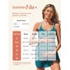 image:imageSummer Mae Ribbed Maternity One Piece Swim Dress Pregnancy Swimsuit with Builtin Bottom Swimwear Tie Knot Skirt Bathing SuitDeep Blue