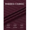 image:imageSummer Mae Ribbed Maternity One Piece Swim Dress Pregnancy Swimsuit with Builtin Bottom Swimwear Tie Knot Skirt Bathing SuitGarnet Wine