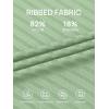 image:imageSummer Mae Ribbed Maternity One Piece Swim Dress Pregnancy Swimsuit with Builtin Bottom Swimwear Tie Knot Skirt Bathing SuitLight Green