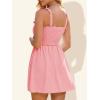 image:imageSummer Mae Smocked Maternity Swim Dress One Piece Swimsuit with Builtin Pockets Bottom Ruffle A Line Pregnancy Bathing SuitLight Pink