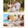 image:imageSummer Mae Smocked Maternity Swim Dress One Piece Swimsuit with Builtin Pockets Bottom Ruffle A Line Pregnancy Bathing SuitWatercolor Wildflower
