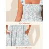 image:imageSummer Mae Smocked Maternity Swim Dress One Piece Swimsuit with Builtin Pockets Bottom Ruffle A Line Pregnancy Bathing SuitWatercolor Wildflower