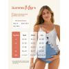 image:imageSummer Mae Maternity Swimsuit One Piece Ruffle Cutout Pregnancy Bathing Suit Lace Up SwimwearPink Stripe