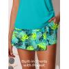 image:imageSummer Mae Womens Tankini Swimsuits with Skirt Two Piece Tummy Control Bathing Suits Printed Swimdress Swimwear 2026Tropical Green Leaves