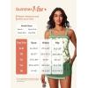 image:imageSummer Mae Womens Tankini Swimsuits with Skirt Two Piece Tummy Control Bathing Suits Printed Swimdress Swimwear 2026Tropical Green Leaves