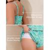 image:imageSummer Mae Plus Size Swim Romper Women One Piece Swimsuit Blouson Bathing Suit with Pockets 2026 Modest SwimwearBlue Flower Clusters