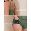 image:imageSummer Mae Plus Size Swim Romper Women One Piece Swimsuit Blouson Bathing Suit with Pockets 2026 Modest SwimwearGreen