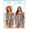 image:imageSummer Mae Plus Size Swim Romper Women One Piece Swimsuit Blouson Bathing Suit with Pockets 2026 Modest SwimwearOrange Bohemian