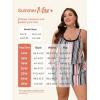 image:imageSummer Mae Plus Size Swim Romper Women One Piece Swimsuit Blouson Bathing Suit with Pockets 2026 Modest SwimwearWhite Vines Black