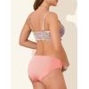 image:imageSummer Mae Ruffle Maternity Swimsuit TwoPiece Low Rise Bikini Shirred Smoked Pregnancy Bathing SuitPastel Wildflower