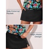 image:imageSummer Mae Blouson Womens Tankini Swimsuits with Skirt Modest Tummy Control Bathing Suits Side Pocket Swimwear 2026Multicolor Flora