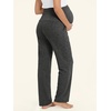 image:imageSummer Mae Viscose Maternity Pajama Pants Pregnancy Lounge Pant Soft Wide Leg Stretchy Yoga Trousers with PocketsGrey