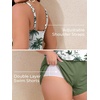 image:imageSummer Mae Plus Size Swim Romper Women One Piece Swimsuit Blouson Bathing Suit with Pockets 2026 Modest SwimwearGreen Shadow
