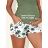 image:imageSummer Mae Maternity Two Piece Swimsuit Tankini High Waist Pregnancy Bathing Suit with Pockets Cross Back SwimwearGreen Shadow
