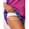 image:imageSummer Mae Blouson Womens Tankini Swimsuits Tummy Control Bathing Suits  Swim shorts with pocketsmodest top with removable padded2piece swimwear 2026 for beachpoolcruiseDeepsea Driftinga