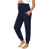 image:imageSummer Mae Viscose Maternity Jogger Pants Pregnancy Lounge Pant with Pocket  Soft stretchy womens pajama comfy sweatpant great for workout yoga work occasions and casual wearNavy Blue