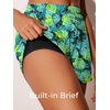 image:imageSummer Mae Blouson Womens Tankini Swimsuits Tummy Control Bathing  Modest tankini with adjustable strapsbuiltin briefswim shorts with pocketsplus for beachpoolvacationTropical Green Leaves