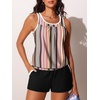 image:imageSummer Mae Womens Tankini Swimsuits Two Piece with Pockets Bathing Suits  Modest FitSide PocketsTummy ControlBuiltin BoyshortsRemovable PadsSoft Coverage for Beach VacationsOrange Bohemian